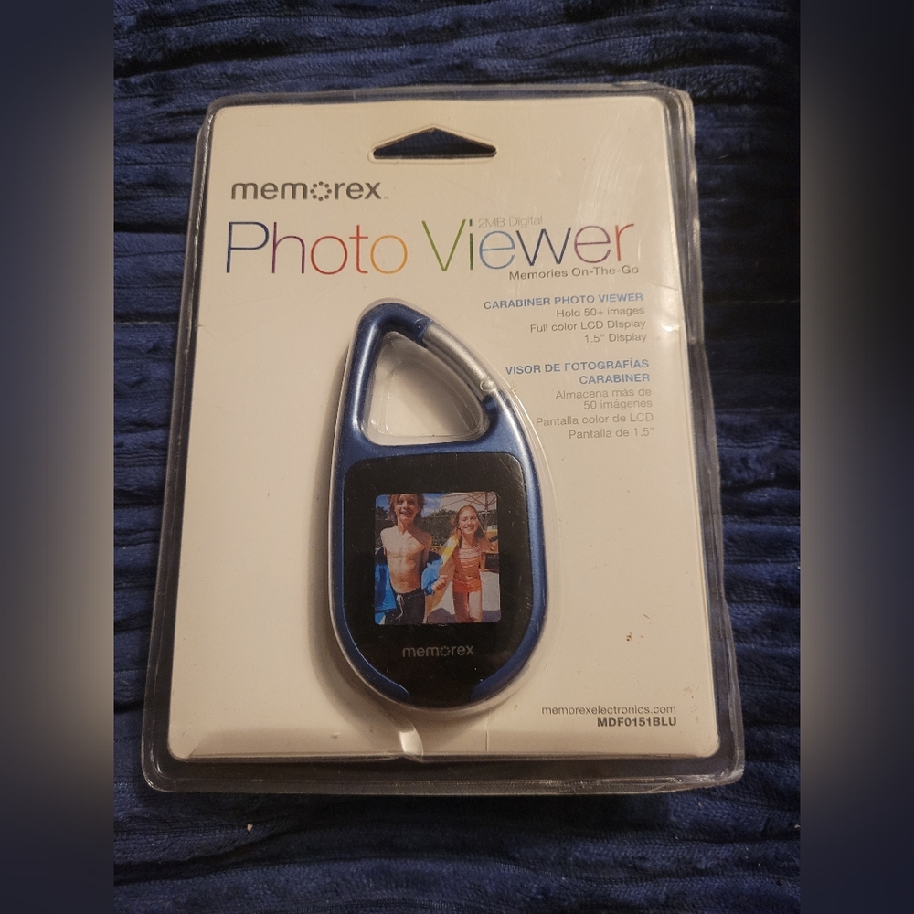 🔥$5 if bundled🔥 Blue Digital Photo Viewer